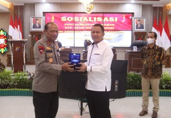 Tingkatkan Pemahaman HAM Polda Kalteng 
