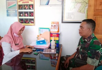 Komsos bersama tenaga kesehatan di wilayah binaan