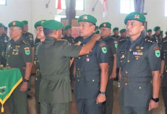 Pangdam Kasuari saat pimpin sertijab 