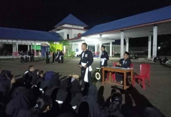 Ujian kenaikan tingkat pencak silat persaudaraan setia hati terate di perbatasan 