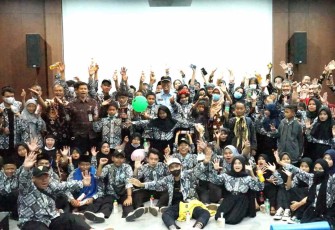 Anak-anak balai RSPA saat berkunjung di Muspusdirla Yogyakarta 