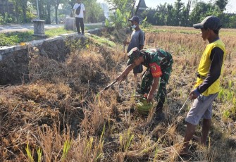 Basmi hama tikus bersama warga binaan