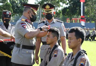 Wakapolda Jateng saat membuka pendidikan calon Bintara di SPN Purwokerto Polda Jateng 