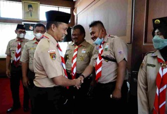 Pembukaan Muscab Kwarcab Pati oleh Sekda Pati 