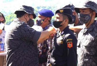 Kepala BNN RI saat membuka operasi laut di pelabuhan Bitung