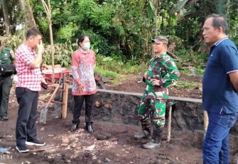Dandim 1310/Bitung saat tinjau lokasi
