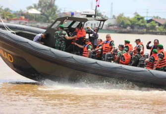 Kapal Motor Cepat RIB dukungan Kemenhan 