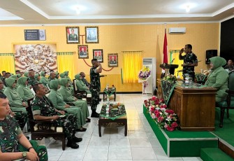 Kunjungan Danrem 073/Mkt di Kodim 0716/Demak