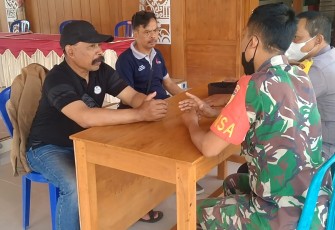 Serda Joko bersama warga binaannya