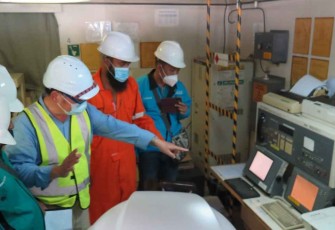 AMSA Australia saat memberikan pelatihan PSCO Ditjen Hubla Teluk Bayur 