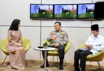 Kapolda Jateng Irjen Pol Ahmad Luthfi saat acara Ulama Menyapa di TVKU, Senin (19/9)