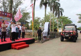 Rally Wisata Bhakti Bhayangkara Khatulistiwa di Pontianak 