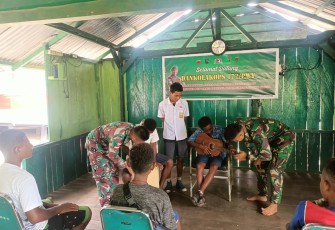  Pelatihan musik bagi pemuda Senggi Papua