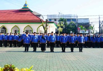 Peringatan Hari Kesaktian Pancasila di Kanwil Kemenkumham Banten, Sabtu (1/10)