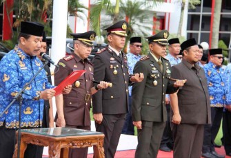 Peringatan Hari Kesaktian Pancasila di Kantor Bupati Tenggarong. Sabtu (1/10))