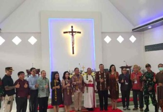 Peresmian Gereja Katolik Santo Rafael Stasi