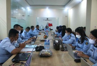 Rapat Jajaran Kanwil Kemenkumham Banten