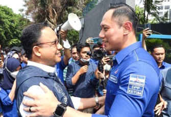 AHY saat bertemu Anis Baswedan