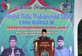 Danrem 081/DSJ Kolonel Inf Deni Rejeki 