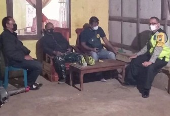 Komsos bersama warga binaan 