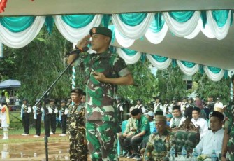 Upacara hari Santri di wilayah Kodim 1206/Psb