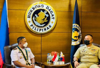 Silaturahmi bersama Comannder Offshore Combat Force Philipine Navy