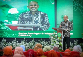 MenkopUKM Teten Masduki saat launching ISWARA di Yogyakarta 
