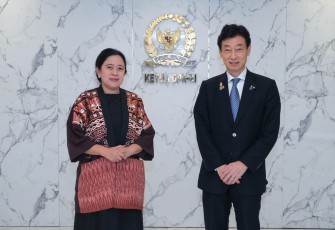 Puan Maharani bersama Duta Besar Korea Selatan di Jakarta 