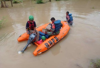 Banjir di wilayah kabupaten Langkat 