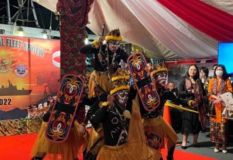 Pentas seni budaya TNI AL di Jepang
