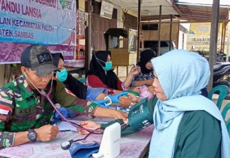 Posyandu Lansia Satgas Yonif 645/Gty