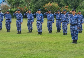 Upacara Bendera 17-an Lanud Maimun Saleh 
