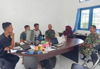 Komsos bersama Staf PLKB