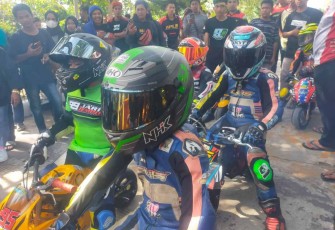 Riffani pembalap kelas Mini GP 