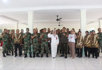Sosialisasi Produk Layanan Perbankan Bank Woori Saudara KCP Cilegon di Kodim 0623/Cilegon, Jum'at (9/12)