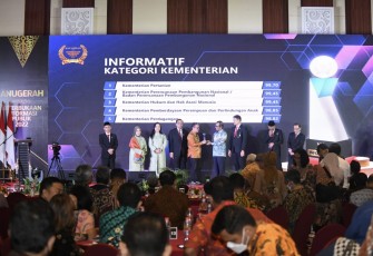 Penghargaan Badan Publik Informatif Kategori Kementerian 