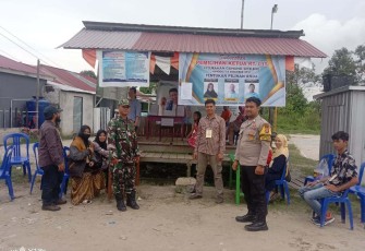 Pengamanan pemilihan RT di wilayah desa binaan