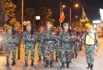 Pleton Beranting Yudha Wastu Pramuka Jaya Prajurit Korem 032/Wbr