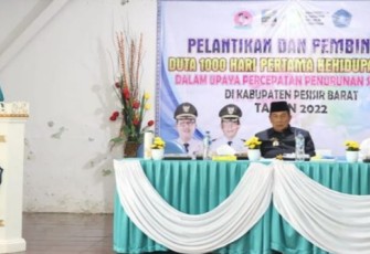 Ketua TPPS Pesibar Lantik Duta 1000 HPK