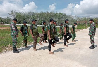 Pelatihan PBB Linmas di wilayah binaan
