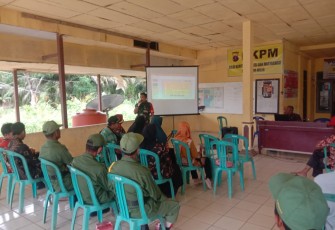 Pembekalan materi Linmas di wilayah binaan 