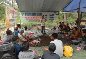 Pelatihan budidaya cabe di desa binaan