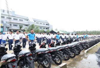 Olahraga bersama prajurit Koarmada III Sorong