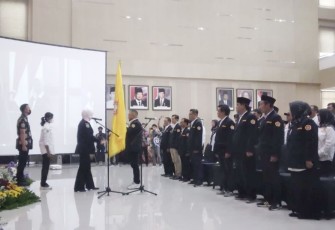 Pengukuhan Karang Taruna Kota Batu, Kamis (22/12)