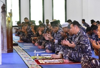 Doa Bersama prajurit Koarmada III Sorong