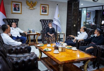 IPPAT dan NMI Jatim saat audiensi di rumah dinas Ketua DPD RI, Kuningan, Jakarta Selatan, Minggu (4/9/2022).