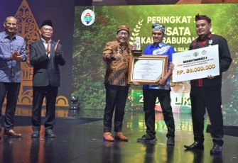 Gus Halim di malam Penganugerahan Pemenang Lomba Promosi Desa Wisata Nusantara 2022 Tahap II di Pullman Hotel, Rabu (14/12/2022).
