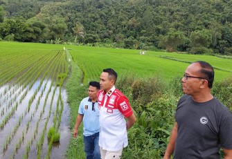 Kalapas Kelas III Suliki Kamesworo, melaksanakan Survei Asimilasi didampingi oleh Pemilik Kolam Ikan Bob Hansen, Wali Nagari Adri Yanto berlokasi di Jorong Suliki.