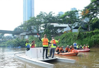 Car Free Day di sekitar Dukuh Atas, Sudirman, Minggu pagi (4/12/2022). 