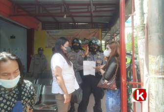Tim Pamor Keris Polres Blitar Kota Ajak Warga Taat Prokes Covid-19